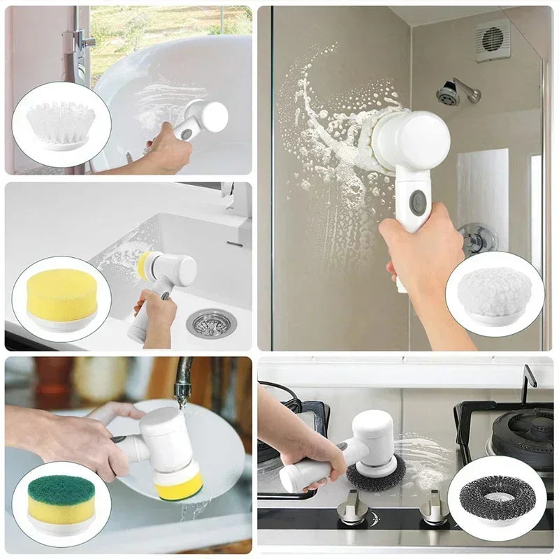 Cordless Spin Scrubber for Effortless Cleaning